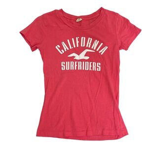 Hollister California Surfriders Graphic T Shirt‎ Short Sleeve Top